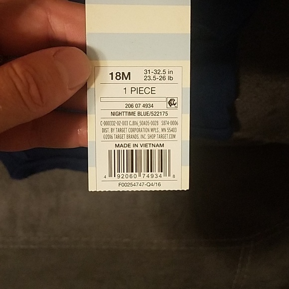 🎀 Boy Long Sleeve Bodysuit - Picture 2 of 2